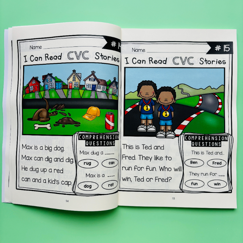 CVC Stories：自然拼读启蒙，让孩子爱上阅读的秘密武器！
