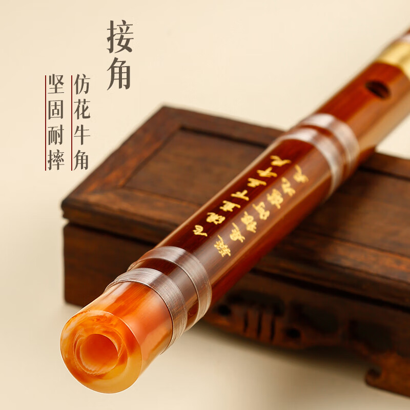 笛子横笛苦竹笛二节白铜单插双色可选FG调：初学者的音乐之旅