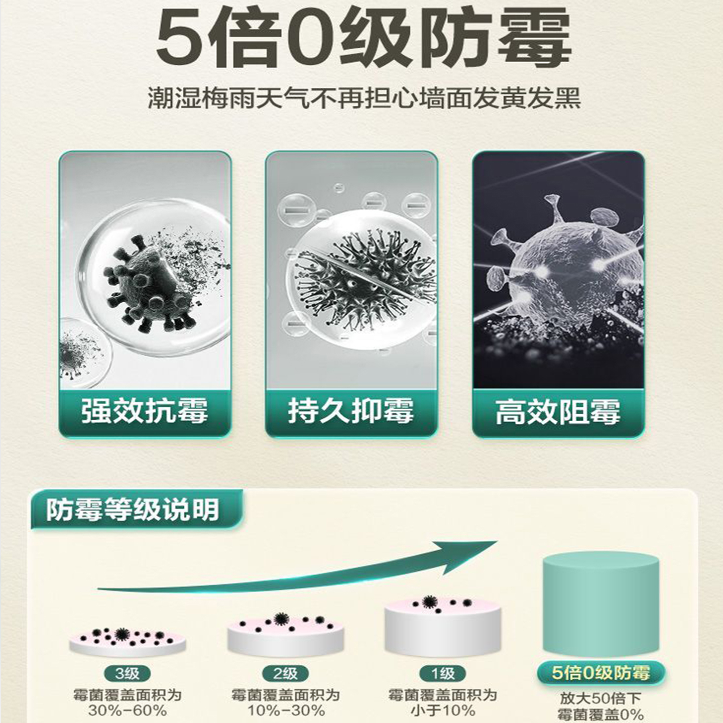 立邦防潮0级防霉乳胶漆：地下室潮湿难题终结者️