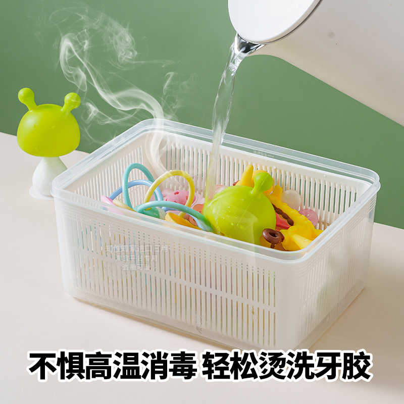 世喜婴儿牙胶收纳盒：宝宝辅食新伙伴，宝妈省心神器