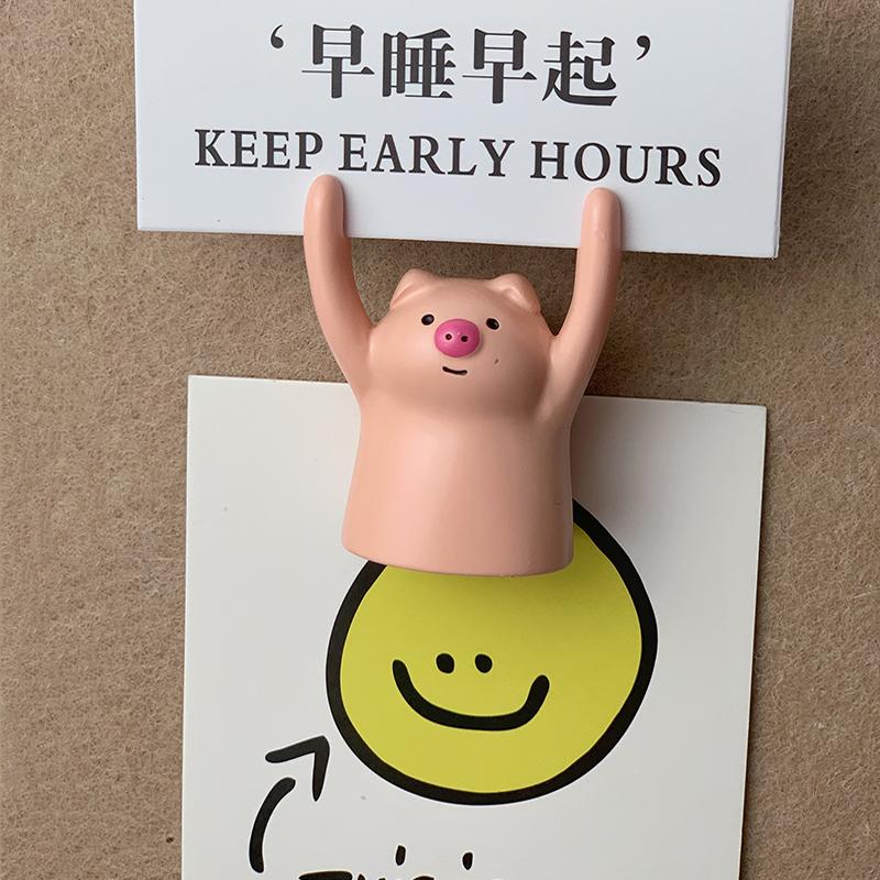 1个装 举牌黑猫图钉：软萌装饰，点亮你的照片墙！✨