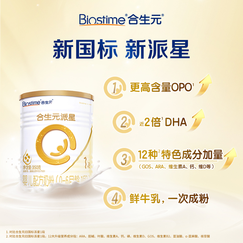 飞鹤和合生元派星哪个更适合宝宝？