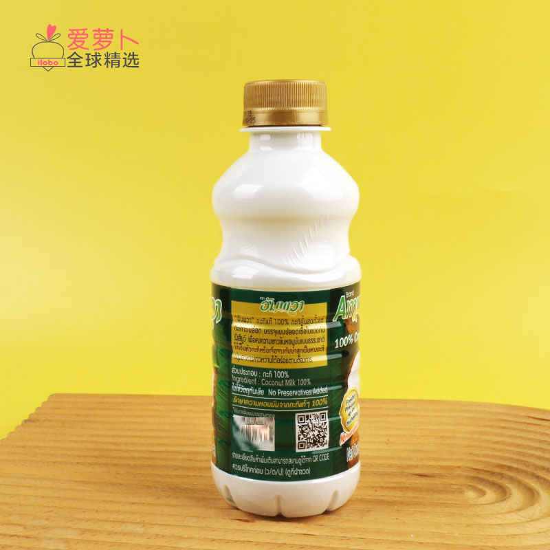泰国Ampawa椰奶椰浆250毫升：东南亚风情的味蕾盛宴，你不可错过的美味佳肴秘籍！