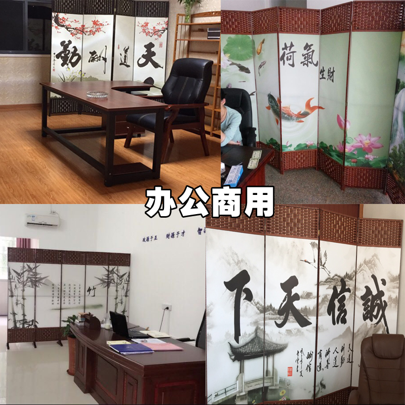 办公室直播间的秘密武器：可折叠移动屏风隔断，打造私人空间新风尚！✨