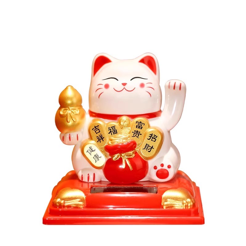 吉猫堂招财猫小摆件：办公室里的幸运符，送礼自用两相宜！