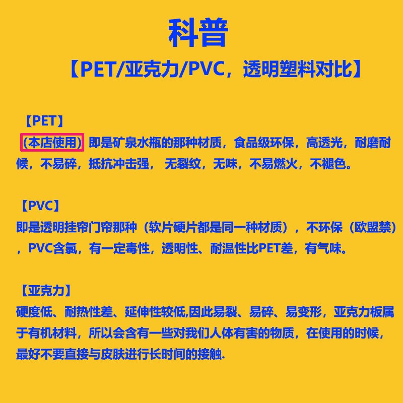 PVC、PET、PC板材：透明塑料板的奥秘与定制技巧大揭秘！