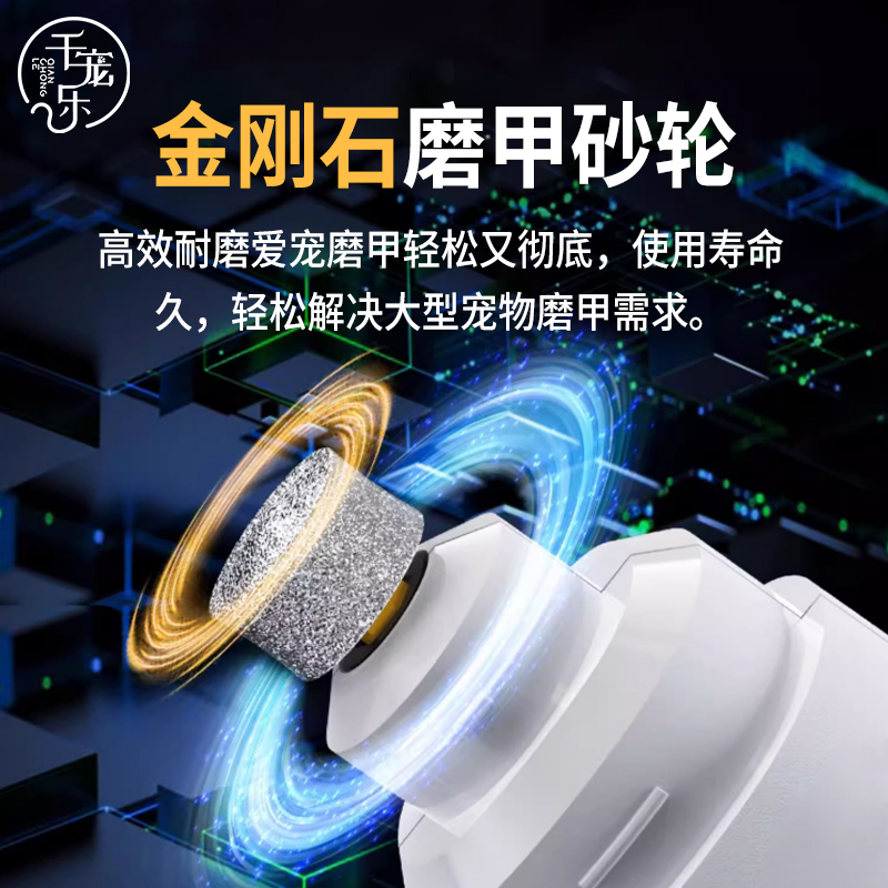 蜜袋鼯电动指甲剪磨甲器：宠物剪指甲神器，安全又无声的秘密武器！