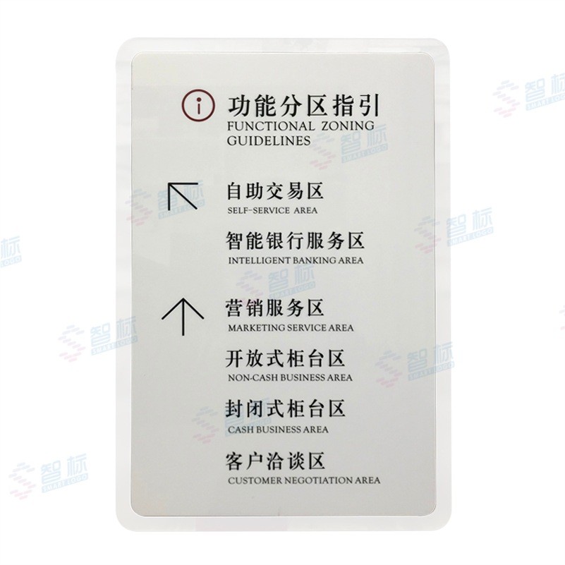 中国银行5.0新指示牌：功能分区一目了然，高效办公必备神器！
