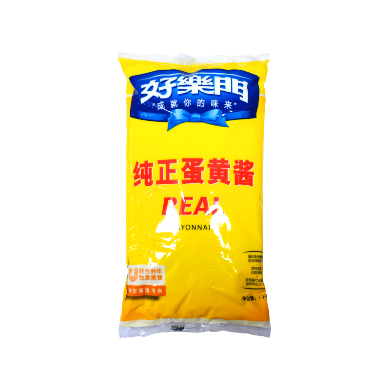 好乐门纯正蛋黄酱3kg大桶装，解锁美味新食尚！