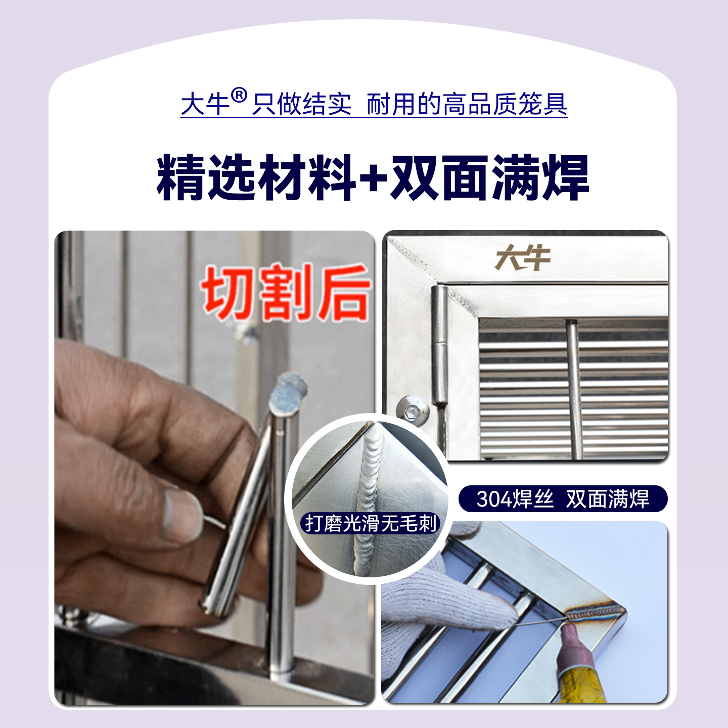 大牛不锈钢宠物店寄养笼：打造宠物温馨家园的秘密武器！
