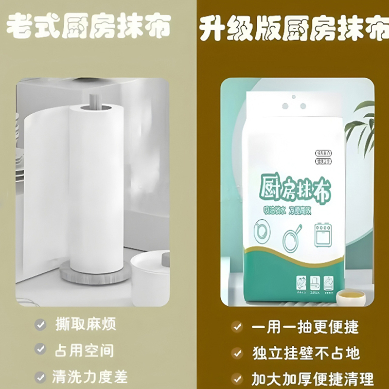 网易严选小花园限定款懒人抹布：厨房清洁新革命，你还在等什么？