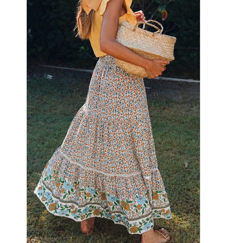 新美式航海风印花动漫字母半身裙，让你成为夏日街头最靓的仔✨