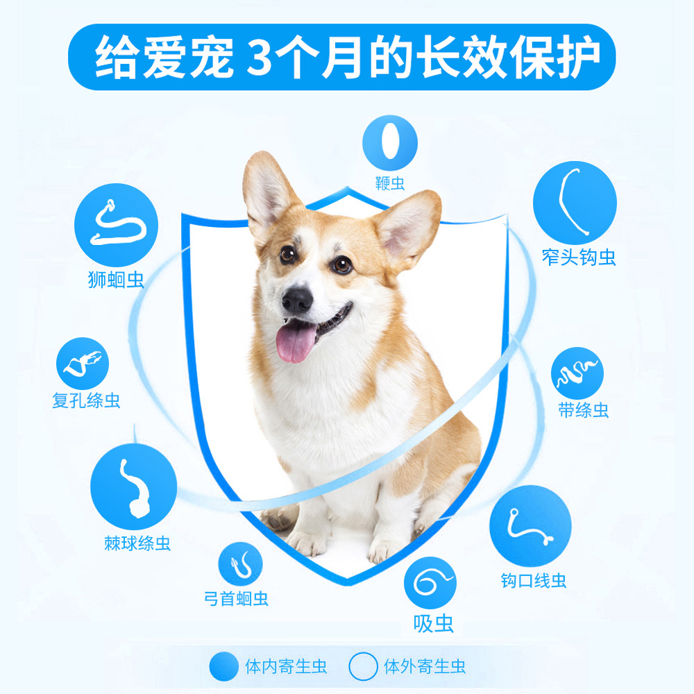 复方非班太尔片拜宠清：德国进口，专治宠物体内寄生虫，狗狗健康守护神！