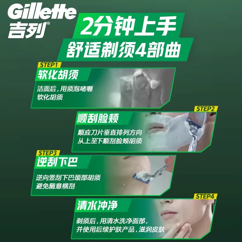 【顺手买一件】屈臣氏吉列剃须泡清新柠檬香型50克：男士护肤新宠，清爽一夏的秘密武器！