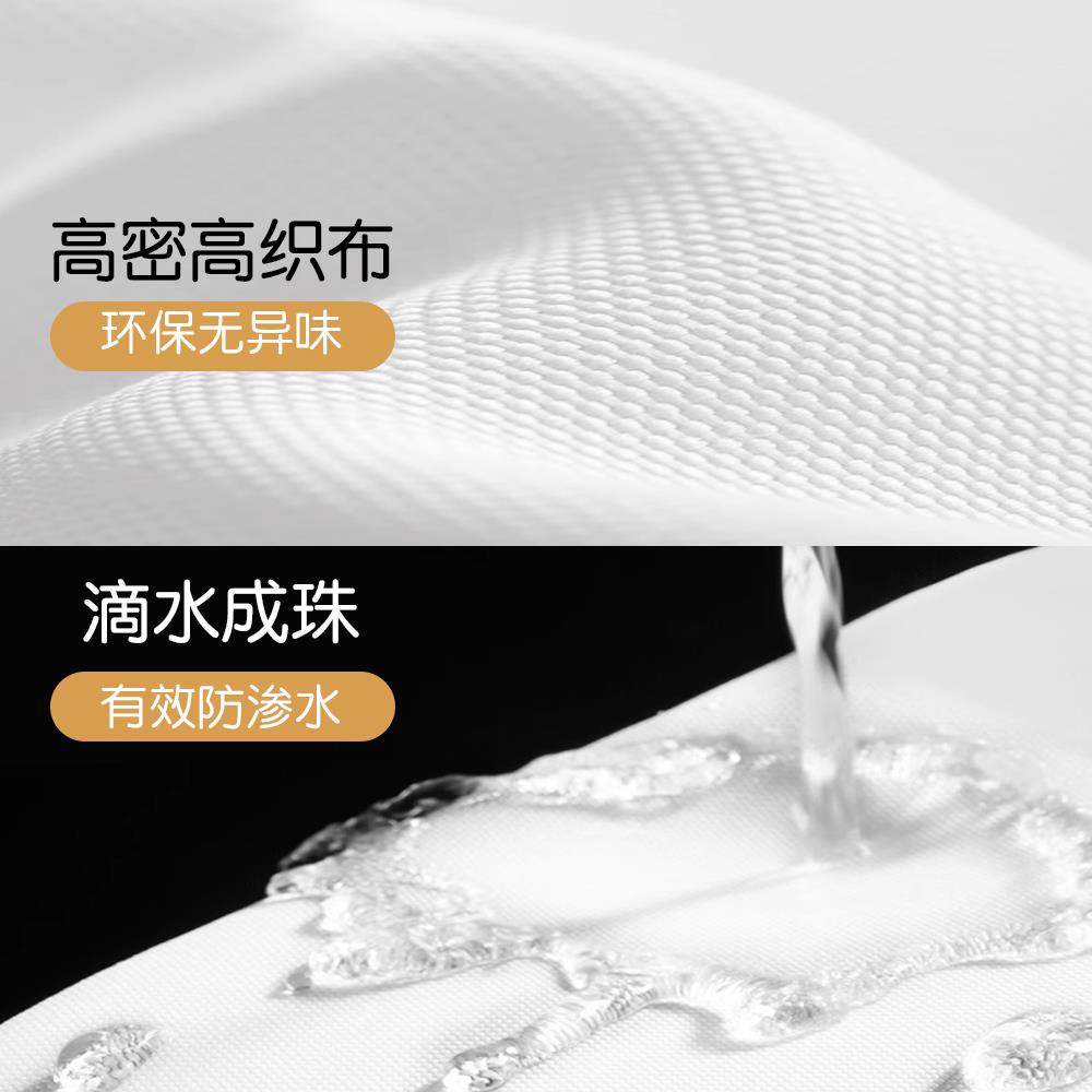 卫生间专用窗帘侧装吸盘免打孔：洗手间防水小窗户遮挡神器！