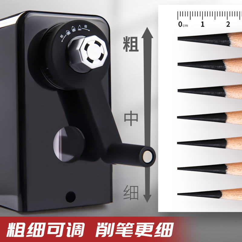 新品传奇之路素描手摇削笔器：绘出艺术的每一笔，自动炭笔铅笔削笔神器