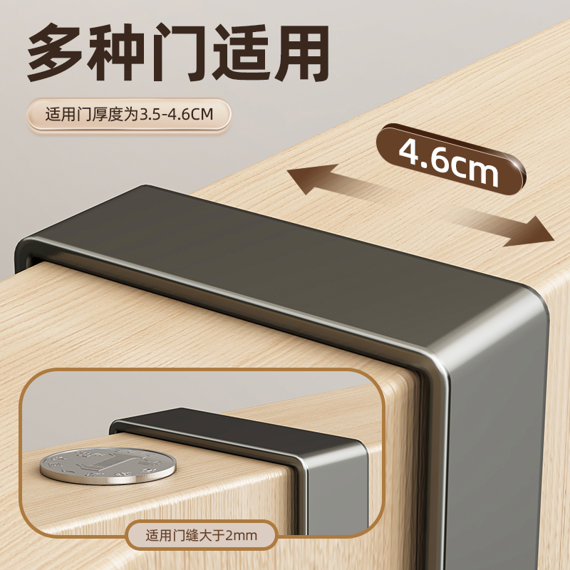 门后挂钩挂衣架2023新款免打孔门上挂架：高门壁挂收纳神器，告别杂乱生活！