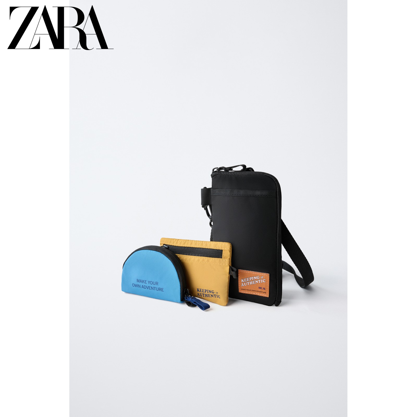 ZARA2025夏季新品儿童包男童多口袋斜挎包，潮流与实用并存的秘密武器！