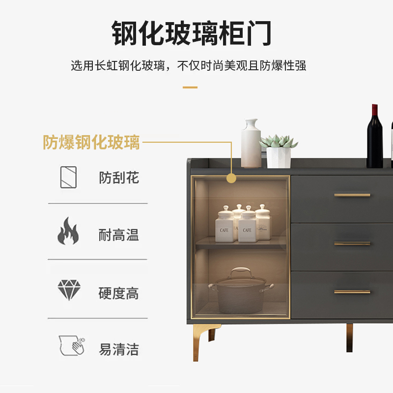 佰怡家客餐厅现代简约餐边柜酒柜定制攻略，打造理想家居空间！