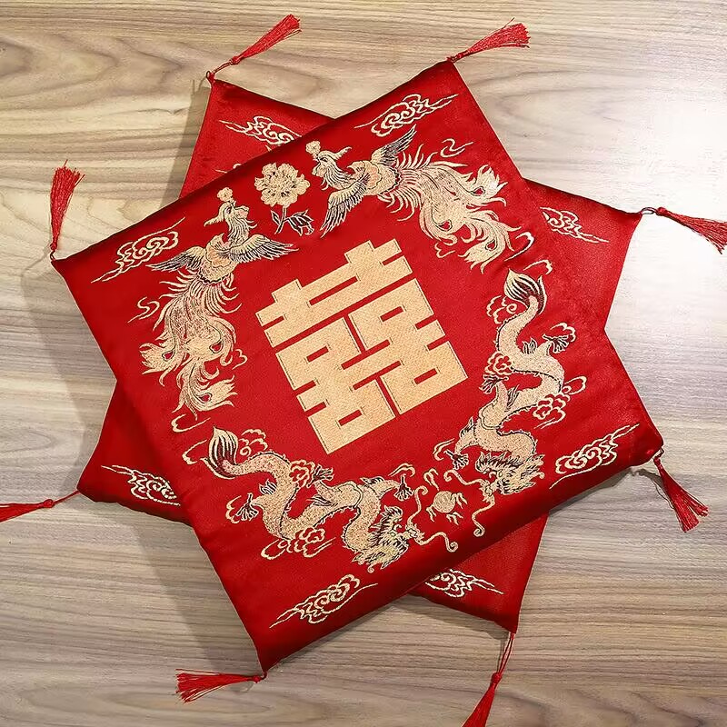 结婚跪垫一对坐福垫：新婚仪式的“灵魂道具”！你真的了解它吗？