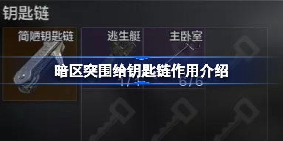 暗区突围给钥匙链有什么作用 暗区突围给钥匙链作用介绍