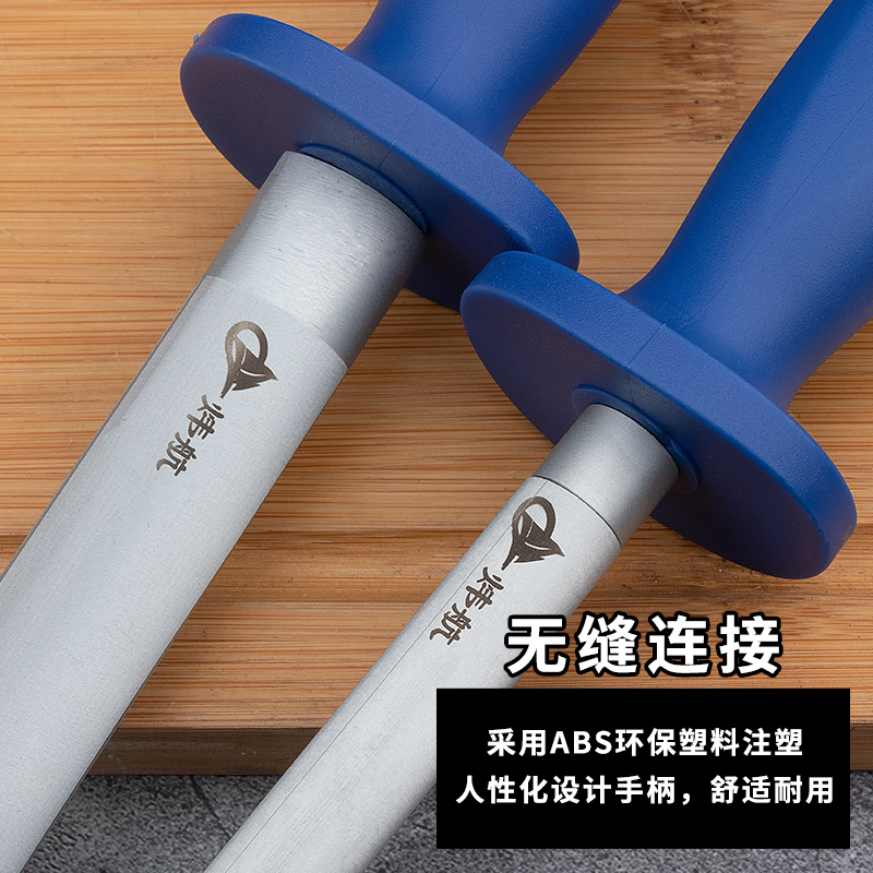 德国进口磨刀棒：6000丝超宽扁形，屠夫专用神器，商用肉摊必备！