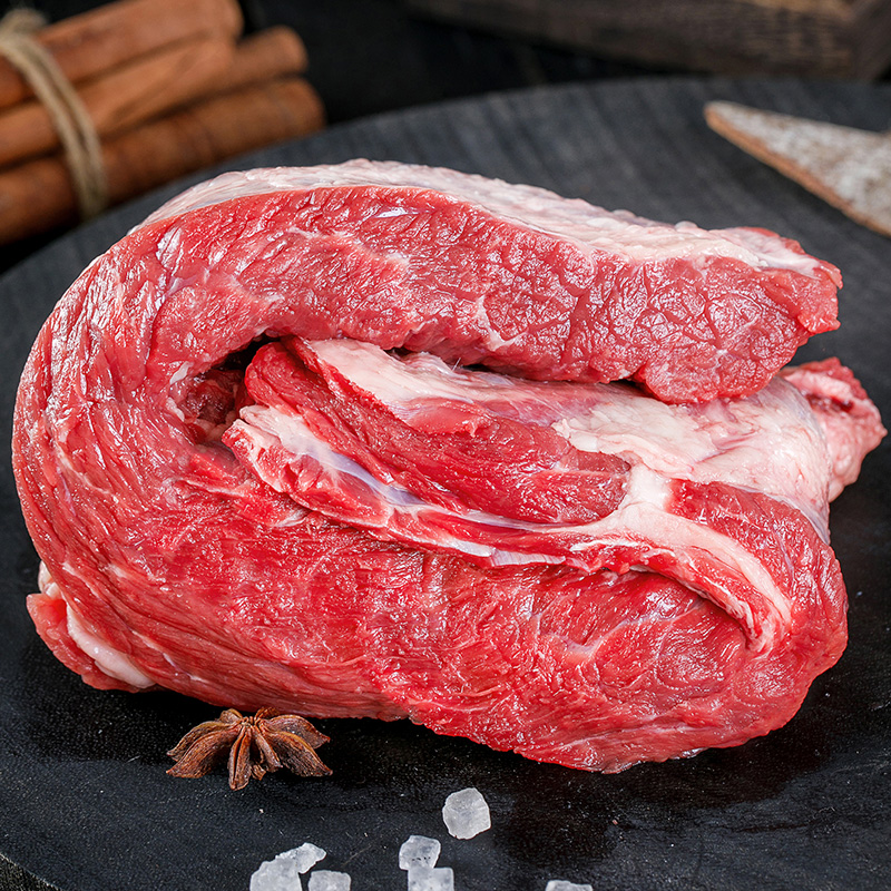 新鲜牛腩肉，甘肃农家散养，正宗兰州黄牛肉，新鲜现杀5斤装，让你的味蕾享受盛宴！