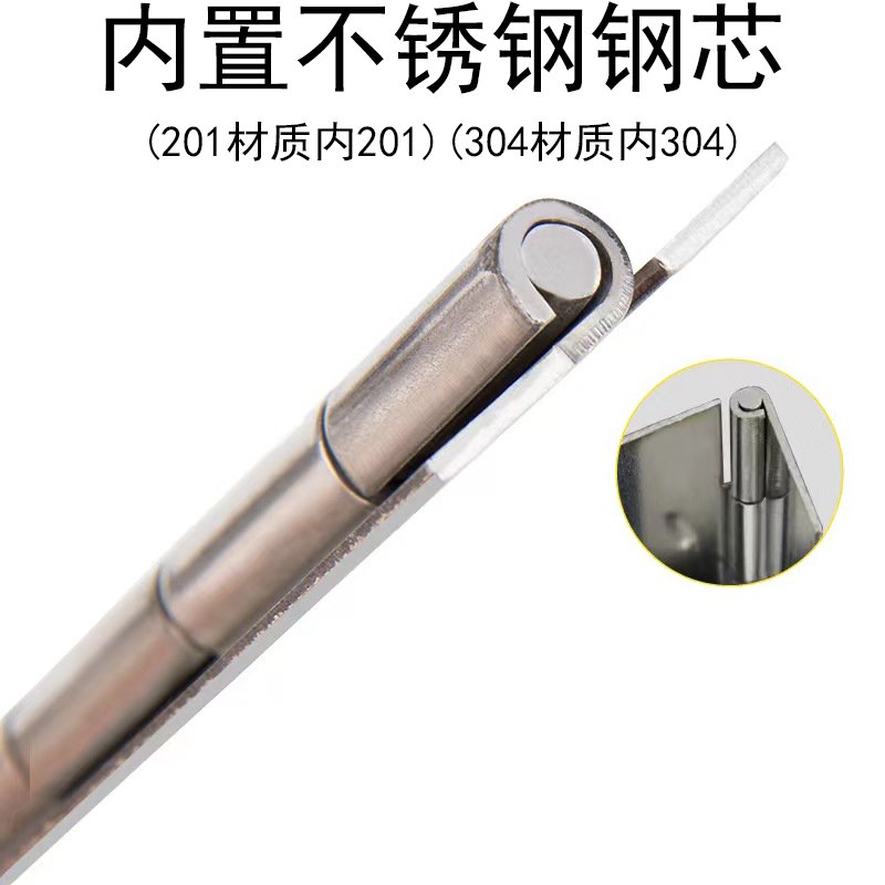 化工机械必备！高档316不锈钢重型合页铰链，船用承重神器！
