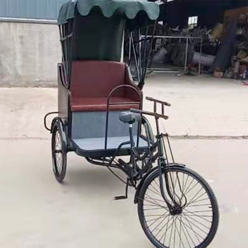 老北京脚踏人力黄包车：穿越时空的复古之旅，网红打卡必备神器！