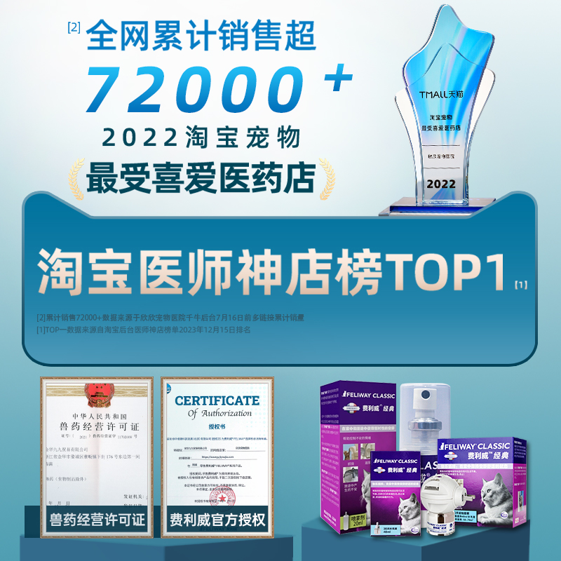 法国费利威猫用费洛蒙喷雾，让猫咪远离应激，享受宁静生活!