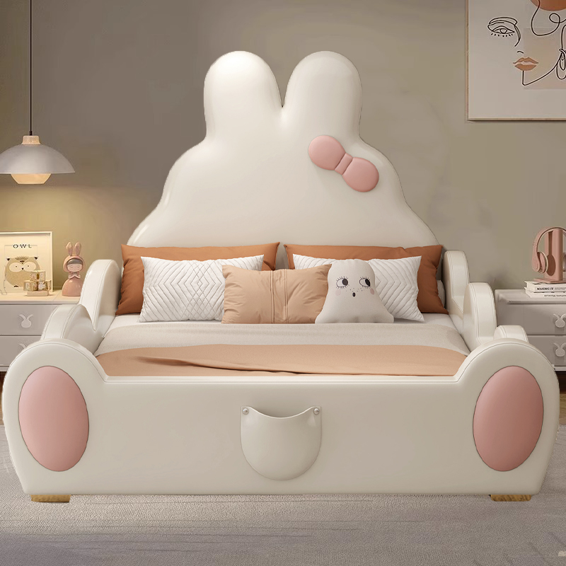 儿童房C位王炸！公主床+护栏+抽拉设计，女孩儿的梦幻城堡来啦✨
