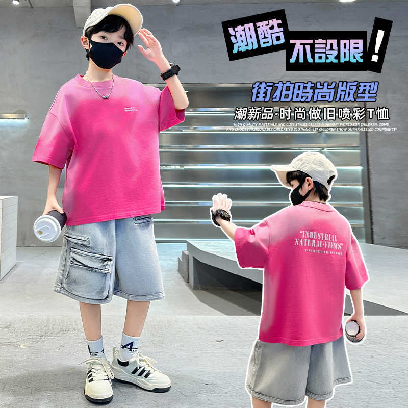 男童夏装真香预警！纯棉短袖套装太好穿了，宝妈们冲就对了！