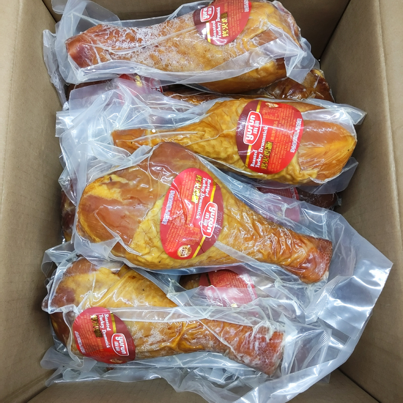 雨润烤火鸡腿：进口美味，开袋即食，节日必备的西餐食材！