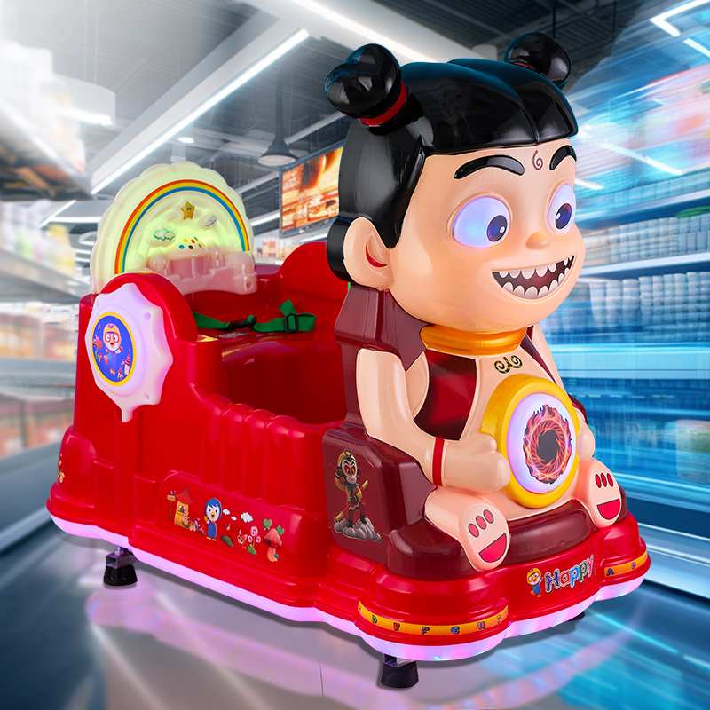岚火娃摇摇车2025新款！超市门口秒变儿童乐园，宝妈必入