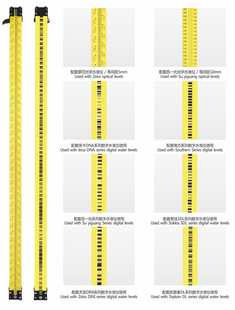 电子水准仪铟钢条码尺：徕卡、天宝、拓普康、南方、苏一光、中纬，哪个才是你的水准尺之王？