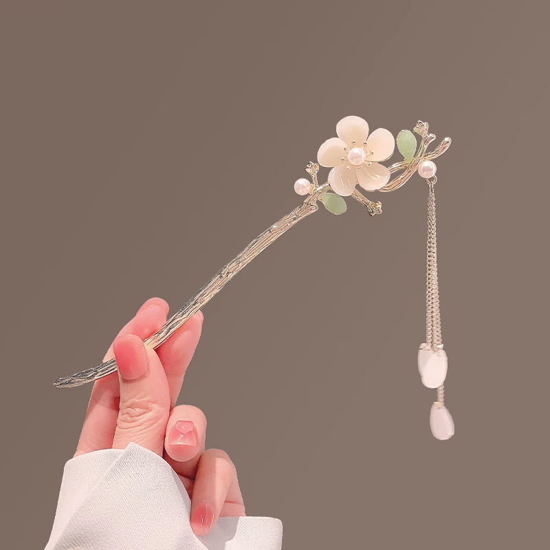 江南古风神器！黄金发簪足金玉兰簪子XYG2388，美到窒息！这波不买真的亏了