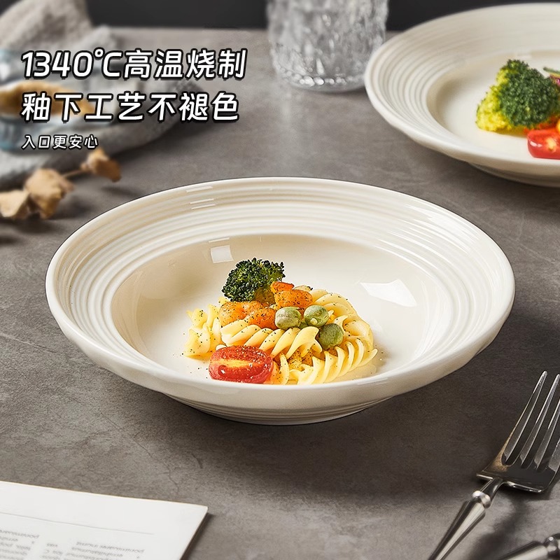 餐具碗盘子套装大揭秘：白玉玻璃平底碟家用饭碗汤碗面碗大盘子菜餐盘鱼盘，厨房必备神器！