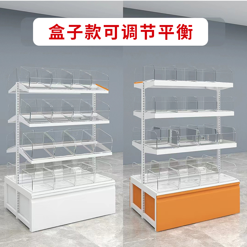 超市货架展示架大揭秘：散称食品柜中的零食王国！