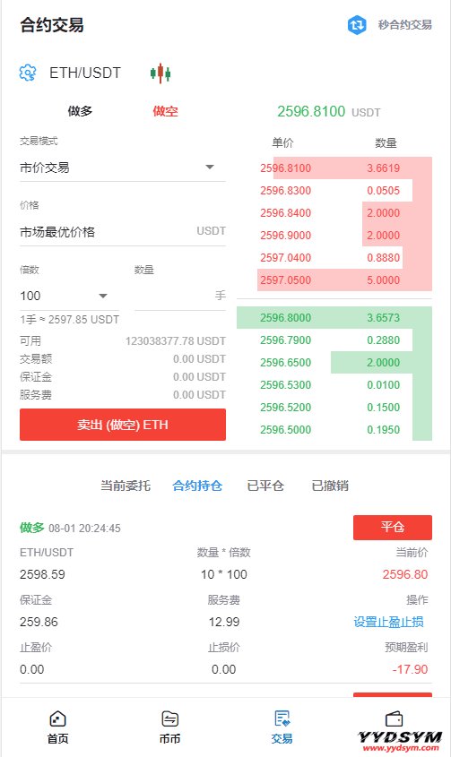 1647831759790237.png 【区块链合约交易所源码】新币币交易所USDT秒合约杠杆C2C法币交易