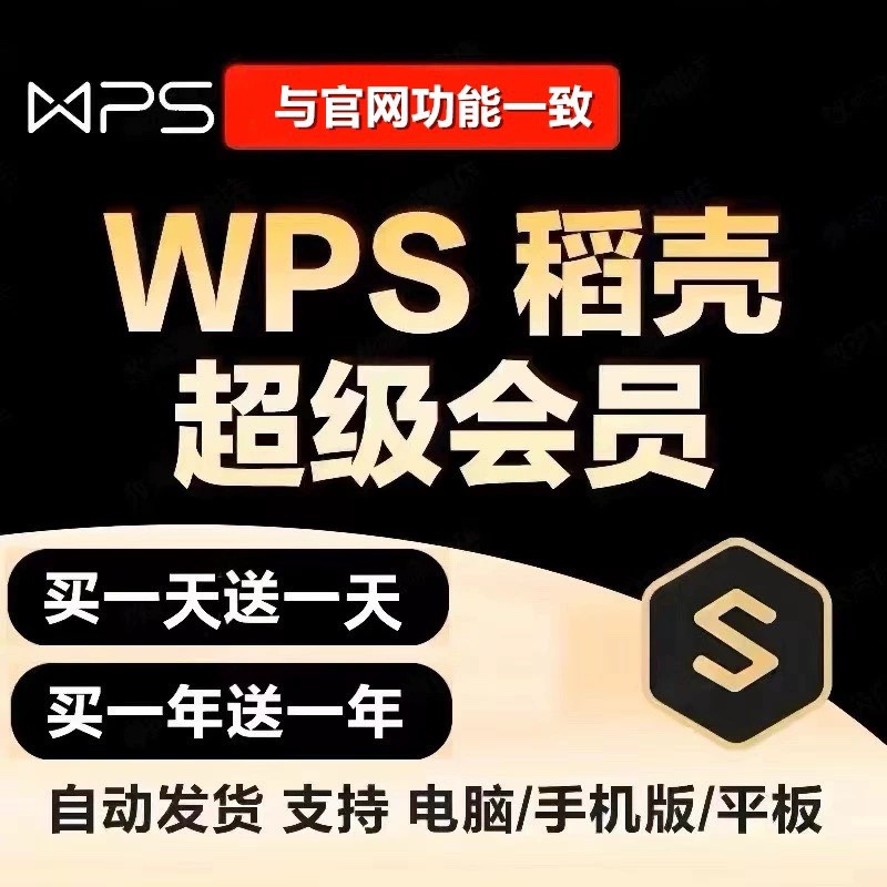 WPS超级绘员：1天3天卡，PDF转Word，简历PPT模板，文档翻译七日卡，效率神器大揭秘！