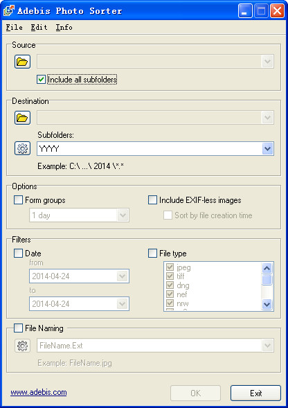 照片管理器(Adebis Photo Sorter)1.0绿色免费版