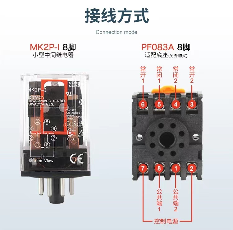 欧姆龙OMRON继电器MK2P-1 &amp; MK3P-1：工业控制界的全能选手，轻松搞定220V &amp; 24V应用场景！⚡️