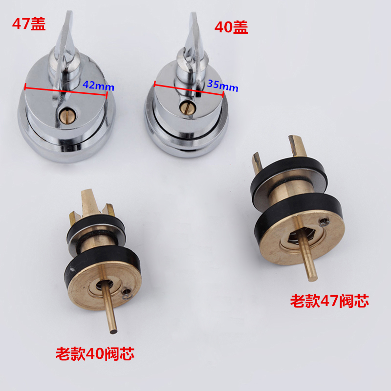 全铜厕所蹲便器冲水阀：老式旋钮式手扭角式冲洗公共大便延时阀配件，经典与现代的碰撞