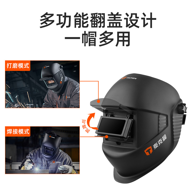 泰克曼新品弹簧适配器焊接面罩：保护你的“焊”心，点亮安全新“视”界！
