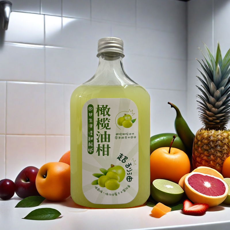 潮汕新鲜油柑汁：100%纯天然，尝鲜必备的橄榄汁盛宴！