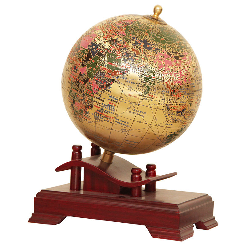 如何挑选一个高档的纯铜地球仪摆件作为办公室装饰？