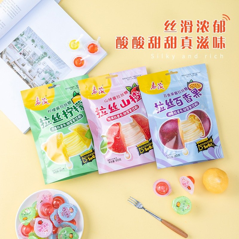 泰茂水果拉丝糖：回忆杀来袭，童年的甜蜜味道你还能拒绝吗？