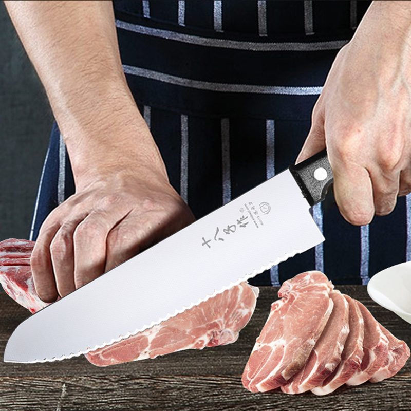 十八子作冻肉刀：厨房必备神器，轻松搞定各种食材切割难题！