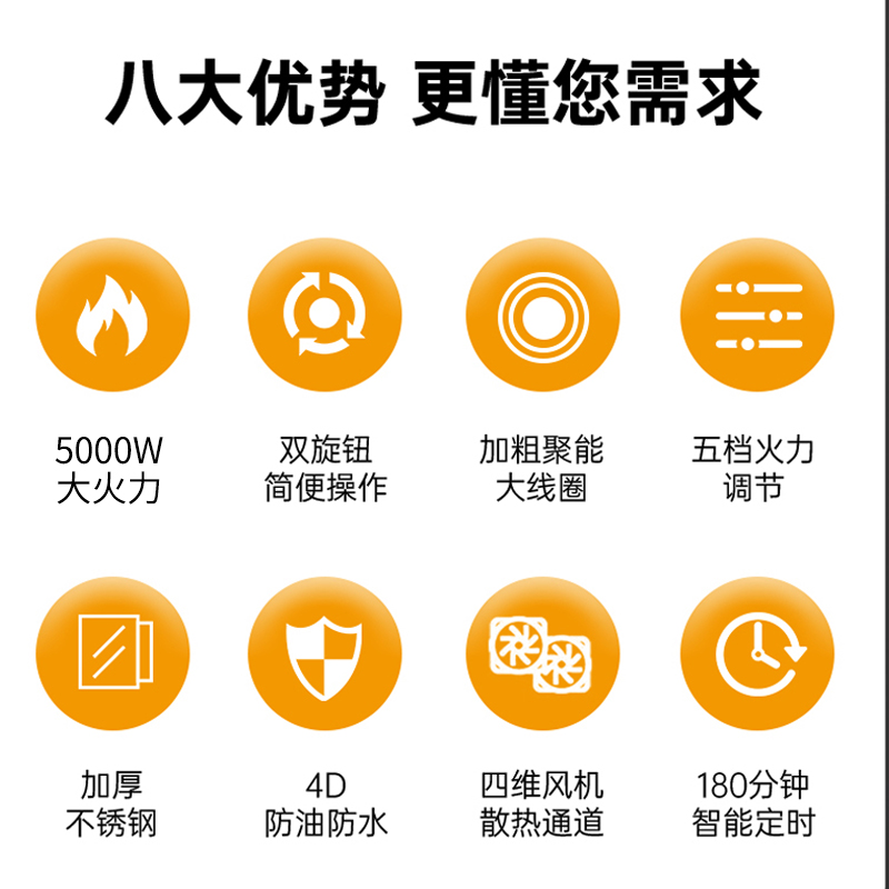 正品半球电炒锅：多功能火锅炒菜二合一，厨房新宠儿
