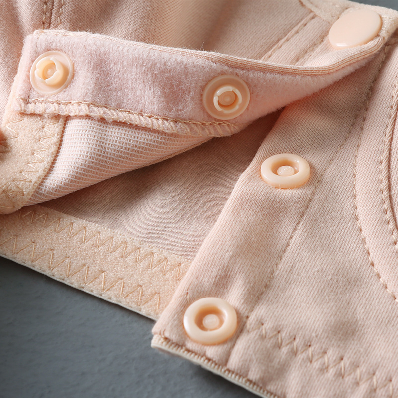 夏日清凉必备！妈妈们的福音&mdash;&mdash;夏季薄款文胸老年纯棉背心式前扣无钢圈无海绵全棉大码妈妈内衣